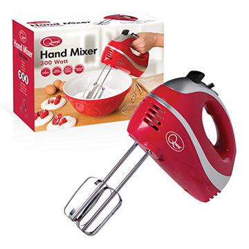 5 Speed Electric Hand Mixer 300W Red