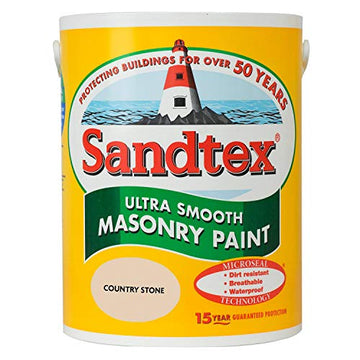 Sandtex Ultra Smooth Masonry Paint - 5L Country Stone
