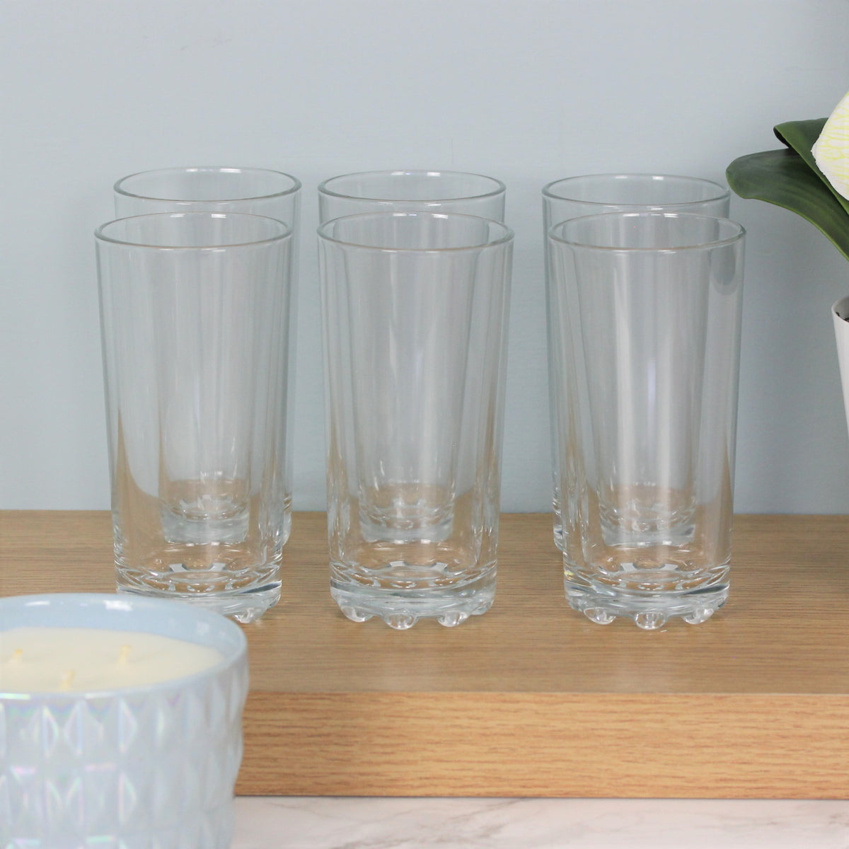 Pasabahce Set of 6 Highball Glass Tumbler
