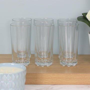 Pasabahce Set of 6 Highball Glass Tumbler