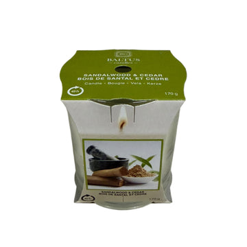 170g Jar Sandalwood & Cedar Scented Candle