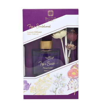 Baltus 100ml Fig & Sandalwood Chic Home Scent Faux Flower Diffuser