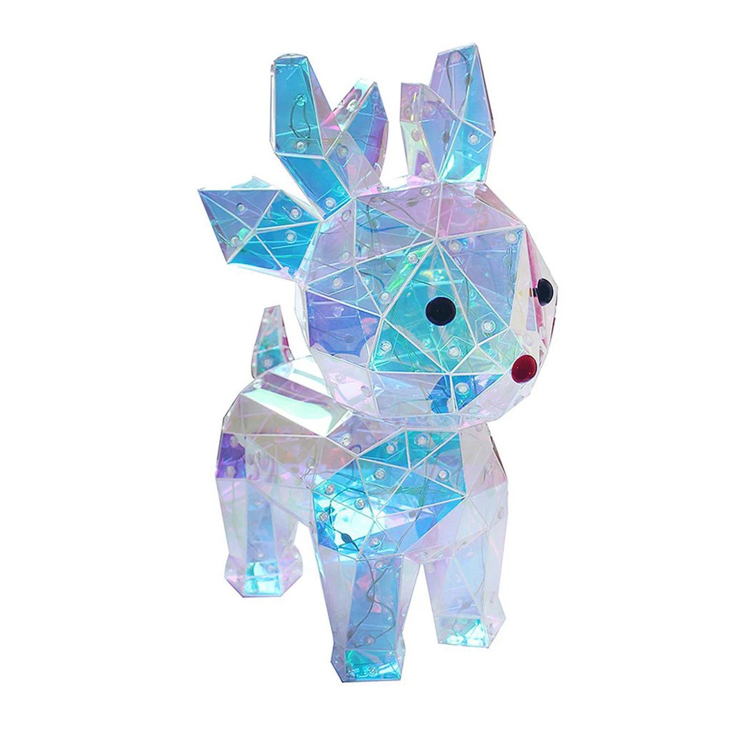 Christmas Reindeer Holographic Color Changing Interactive LED Lamp