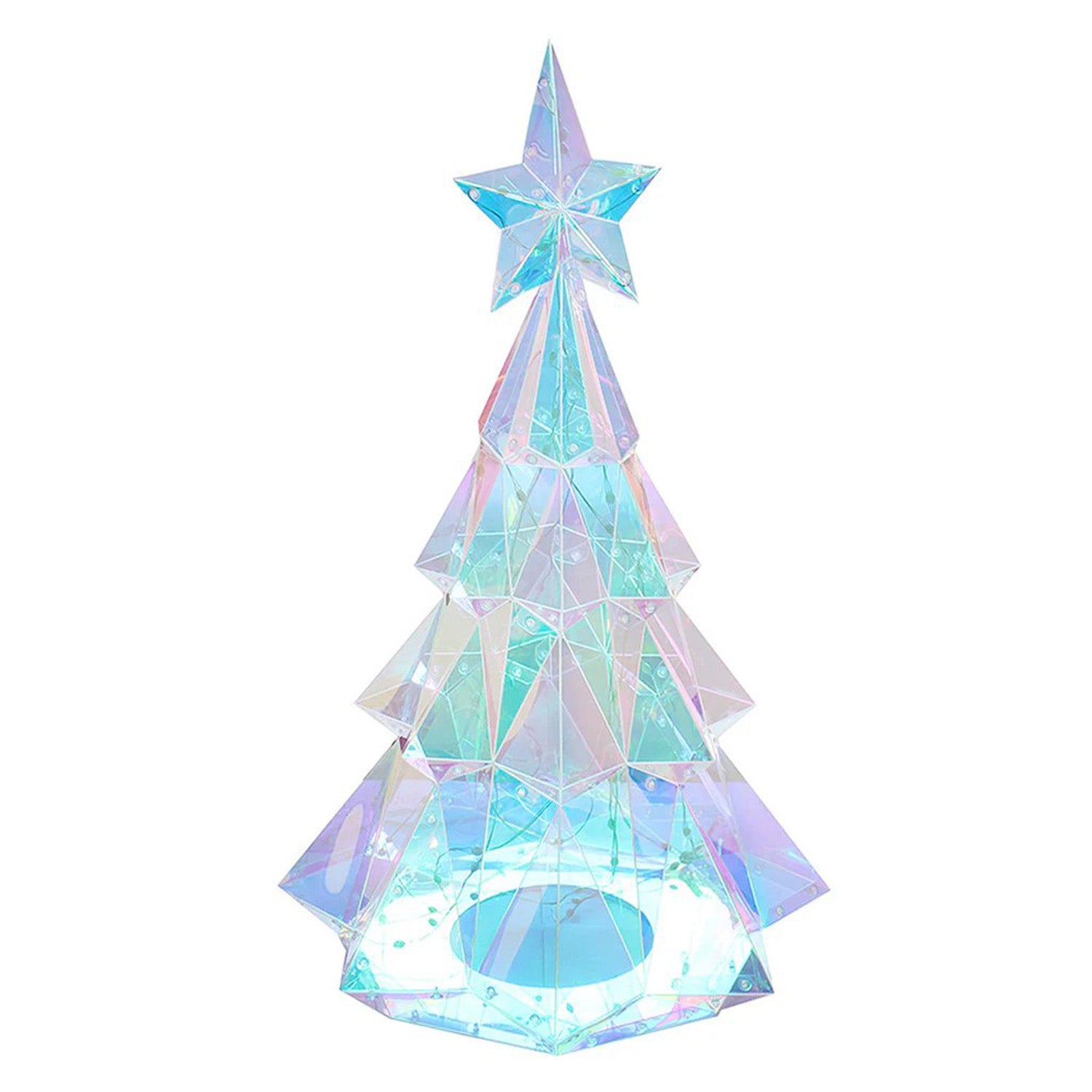 Christmas Tree Holographic Color Changing Interactive LED Lamp