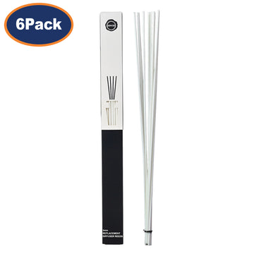 60pcs Baltus White Reed Sticks Replacement Scented Oil Diffuser 3mm 36cm Long