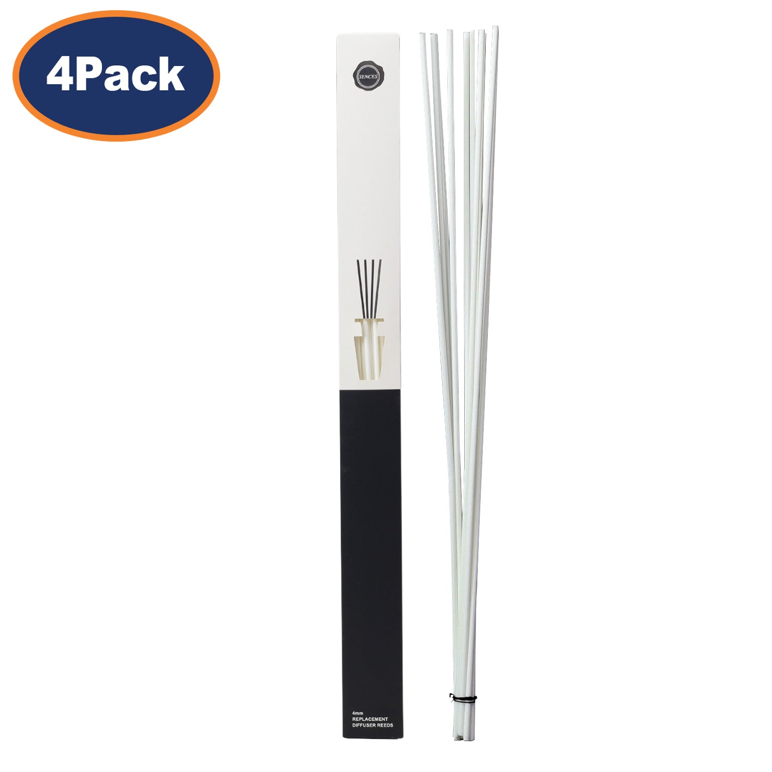 32pcs Baltus Reed Sticks Replacement Scented Oil Diffuser White 4mm 55cm Long