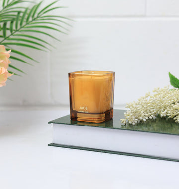 Baltus Jade Series 190g Sences Scented Candle Jar Amber & Musk