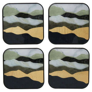 Selena Set of 4 Assorted Colour Square Coasters