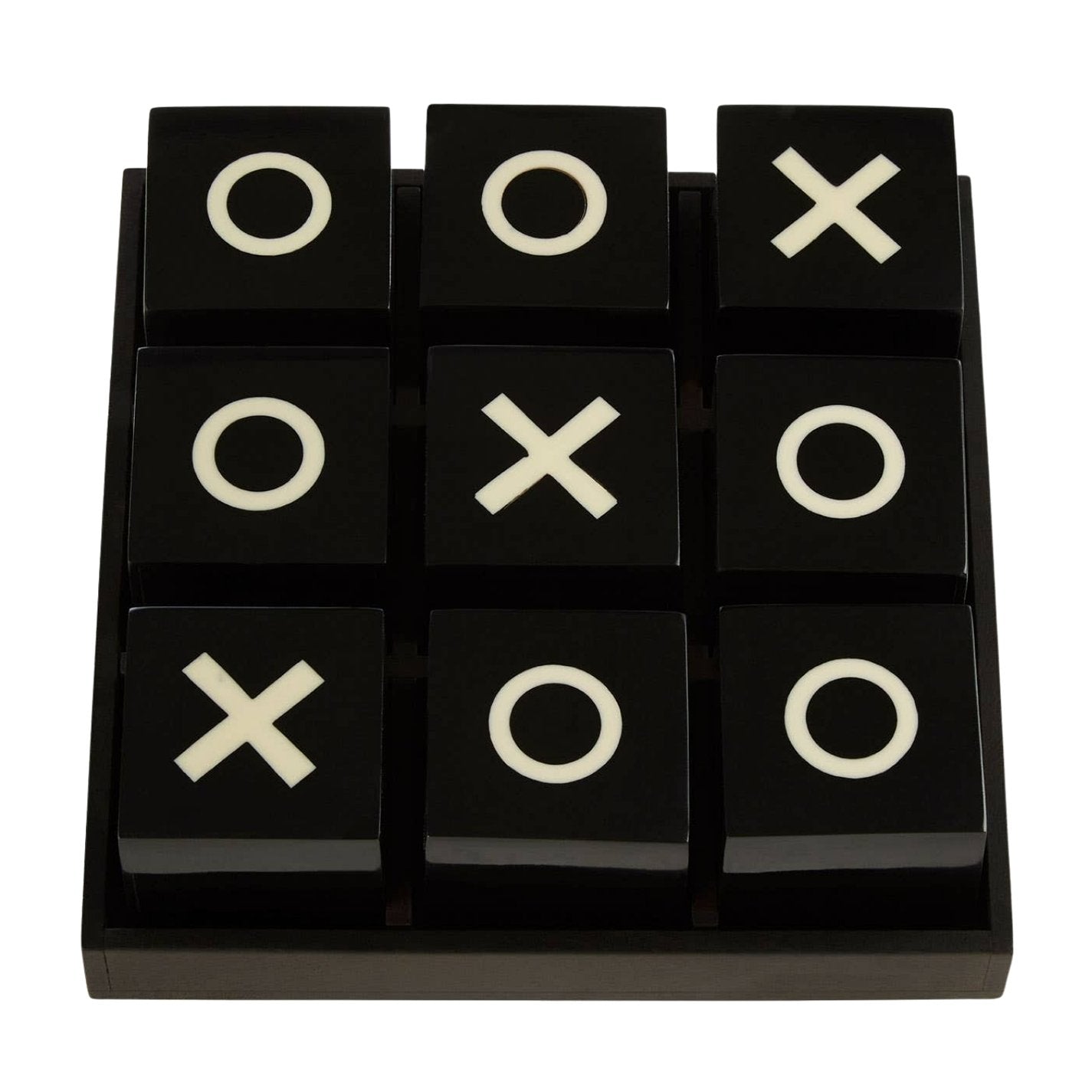Churchill Games Small Black and White Noughts & Crosses Game