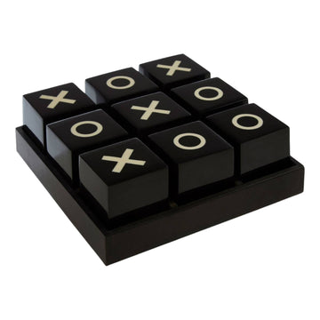 Churchill Games Small Black and White Noughts & Crosses Game