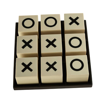 Churchill Games Large White and Black Noughts & Crosses Game