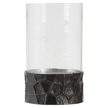 Azola Large Hurricane Hammered Candle Holder