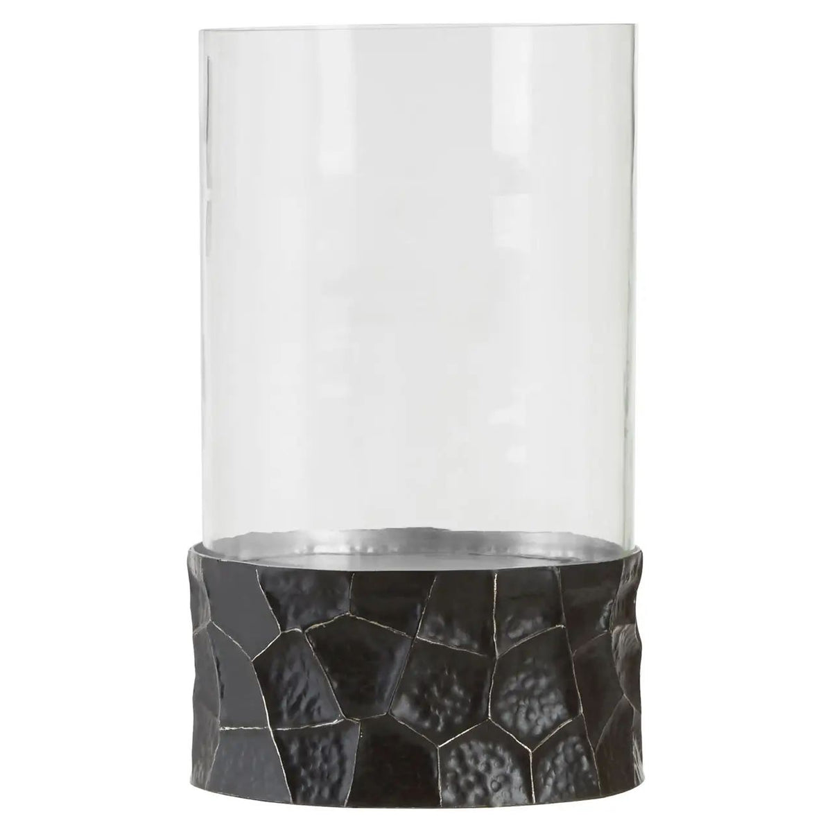 Azola Large Hurricane Hammered Candle Holder