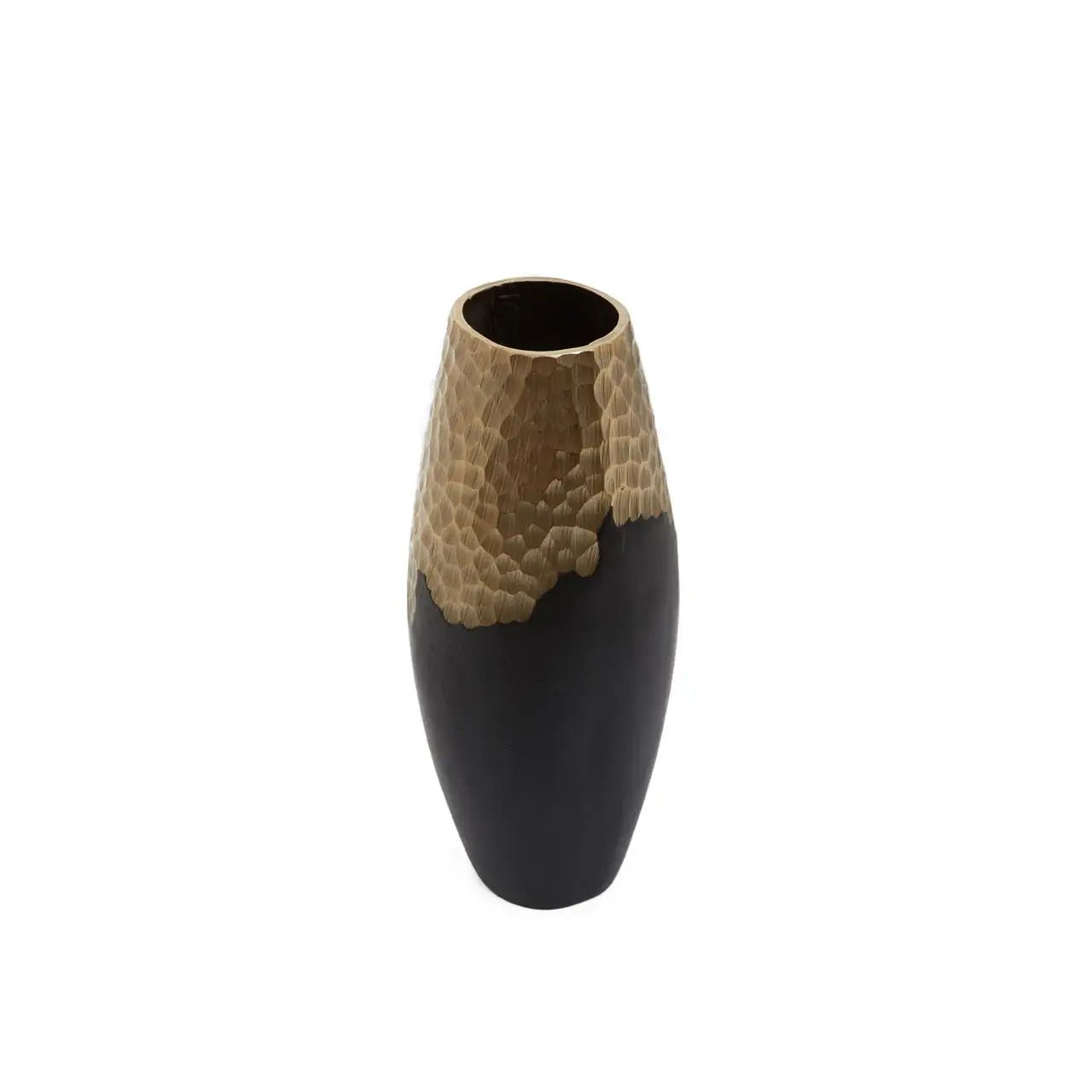 Kaito Small Black & Gold Vase