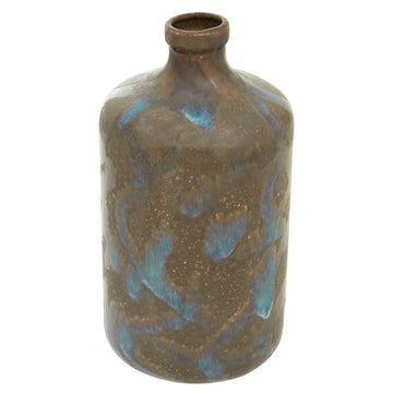 Syras Brown Reactive Glaze Bottle Vase