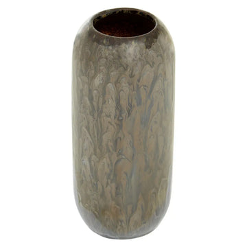 Syras Dark Blue Reactive Glaze Vase