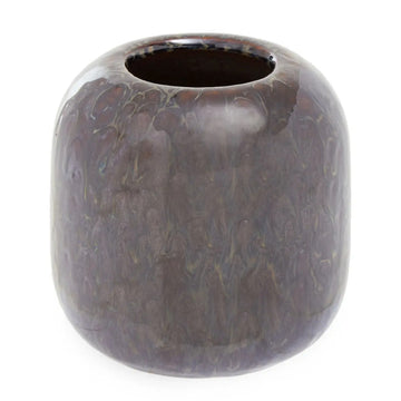 Syras Dark Blue Reactive Glaze Planter