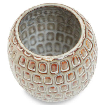 Yara Cream Small Ceramic Planter