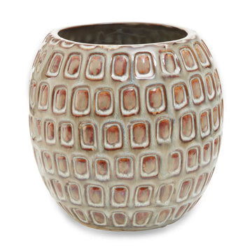 Yara Cream Small Ceramic Planter