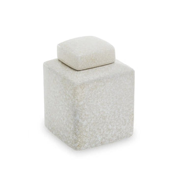 Myra Small Natural Crackle Ceramic Ginger Jar
