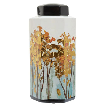 Mireya Large Multicoloured Floral Ceramic Ginger Jar