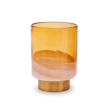 Gloria Small Amber Vase