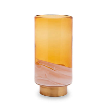 Gloria Large Amber Vase