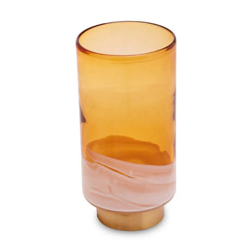 Gloria Large Amber Vase