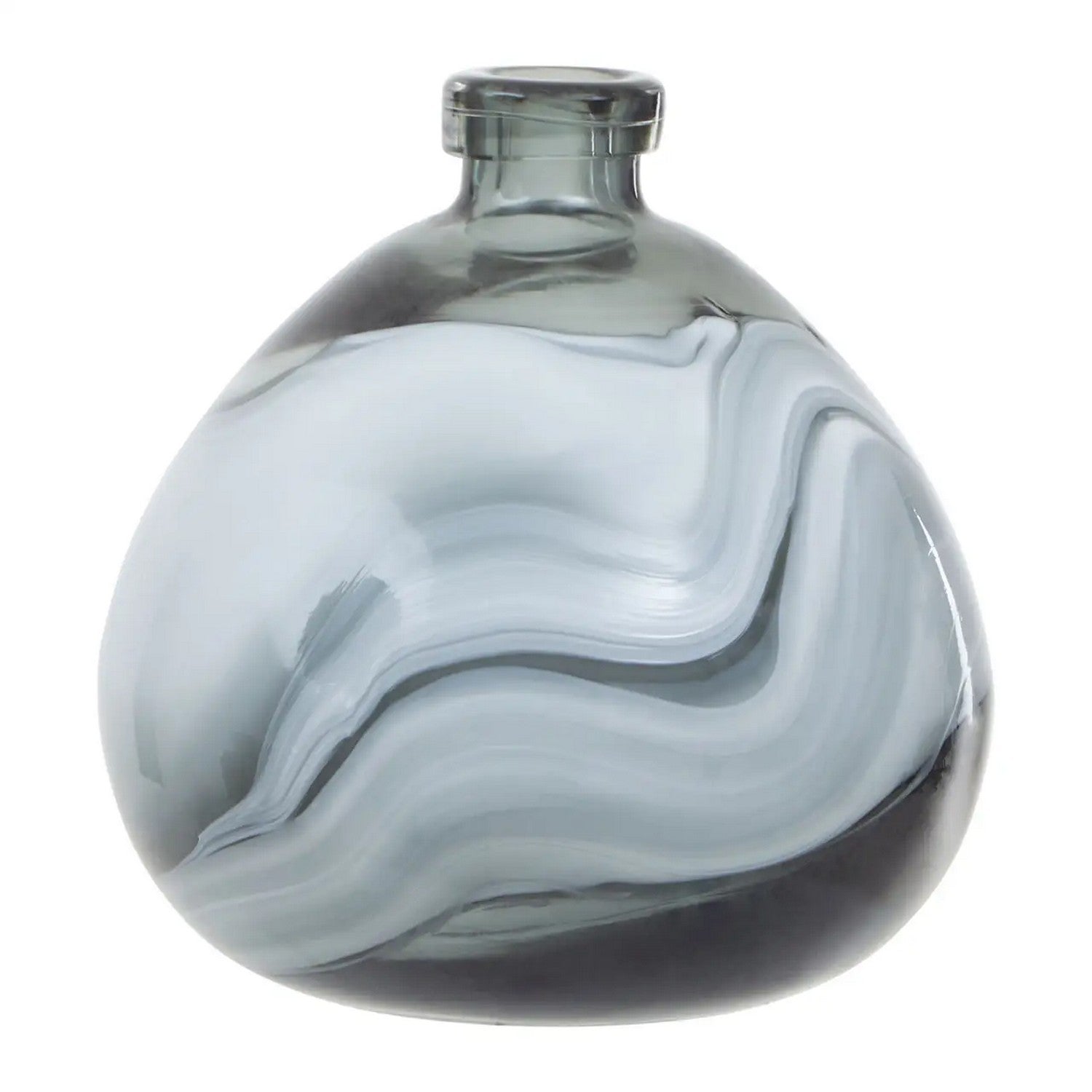 Halley Small Grey Bottle Vase