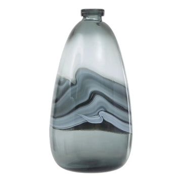 Halley Large Grey Bottle Vase