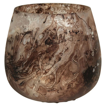 Gerun Brown Small Candle Holder