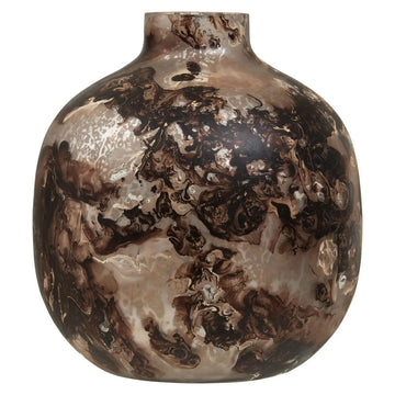 Gerun Brown Glass Vase