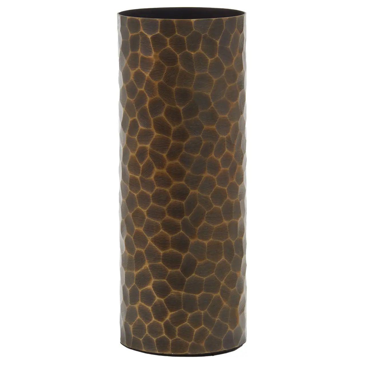 Azola Large Antique Gold Metal Vase