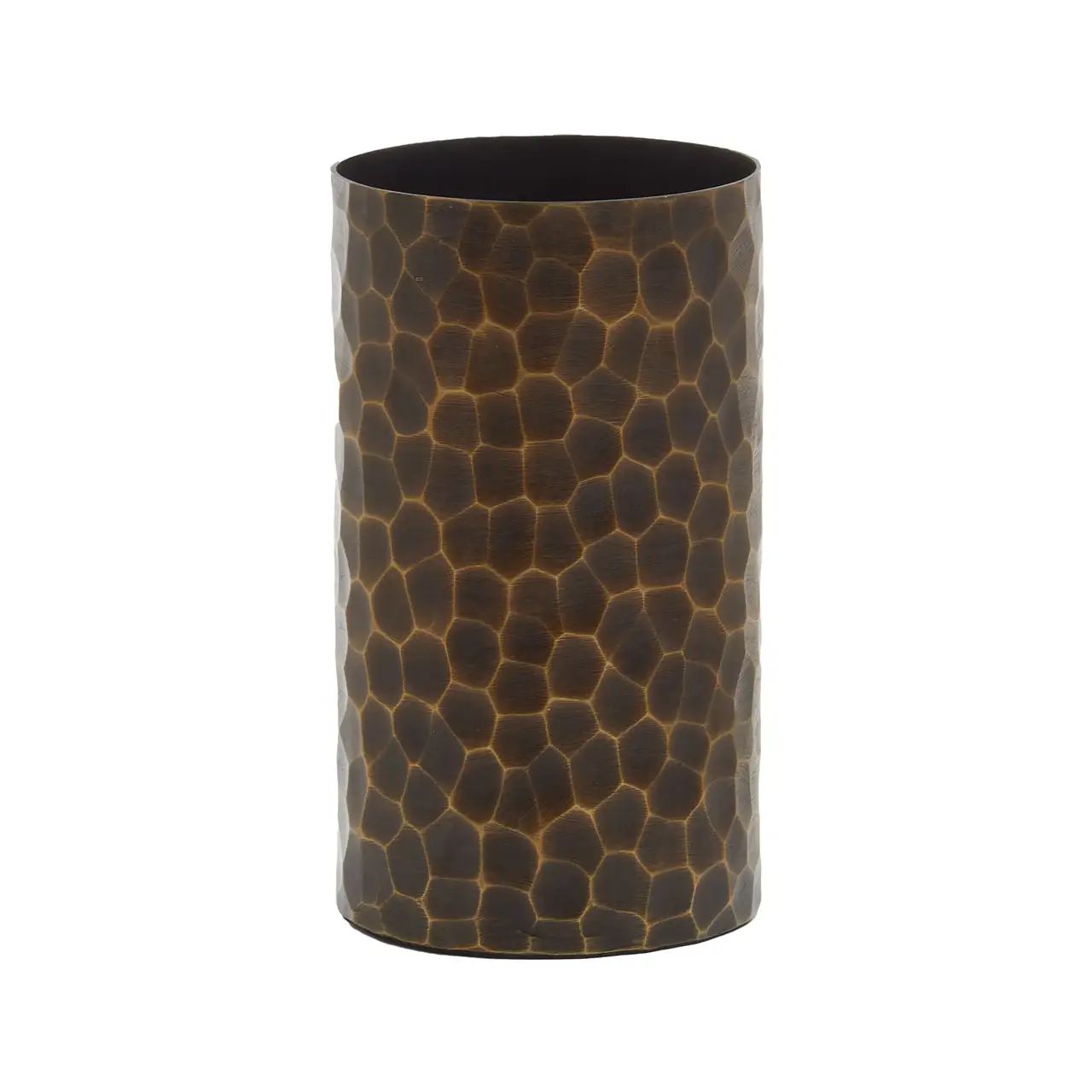 Azola Small Antique Gold Metal Vase