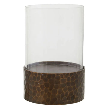 Azola Small Antique Gold Candle Holder