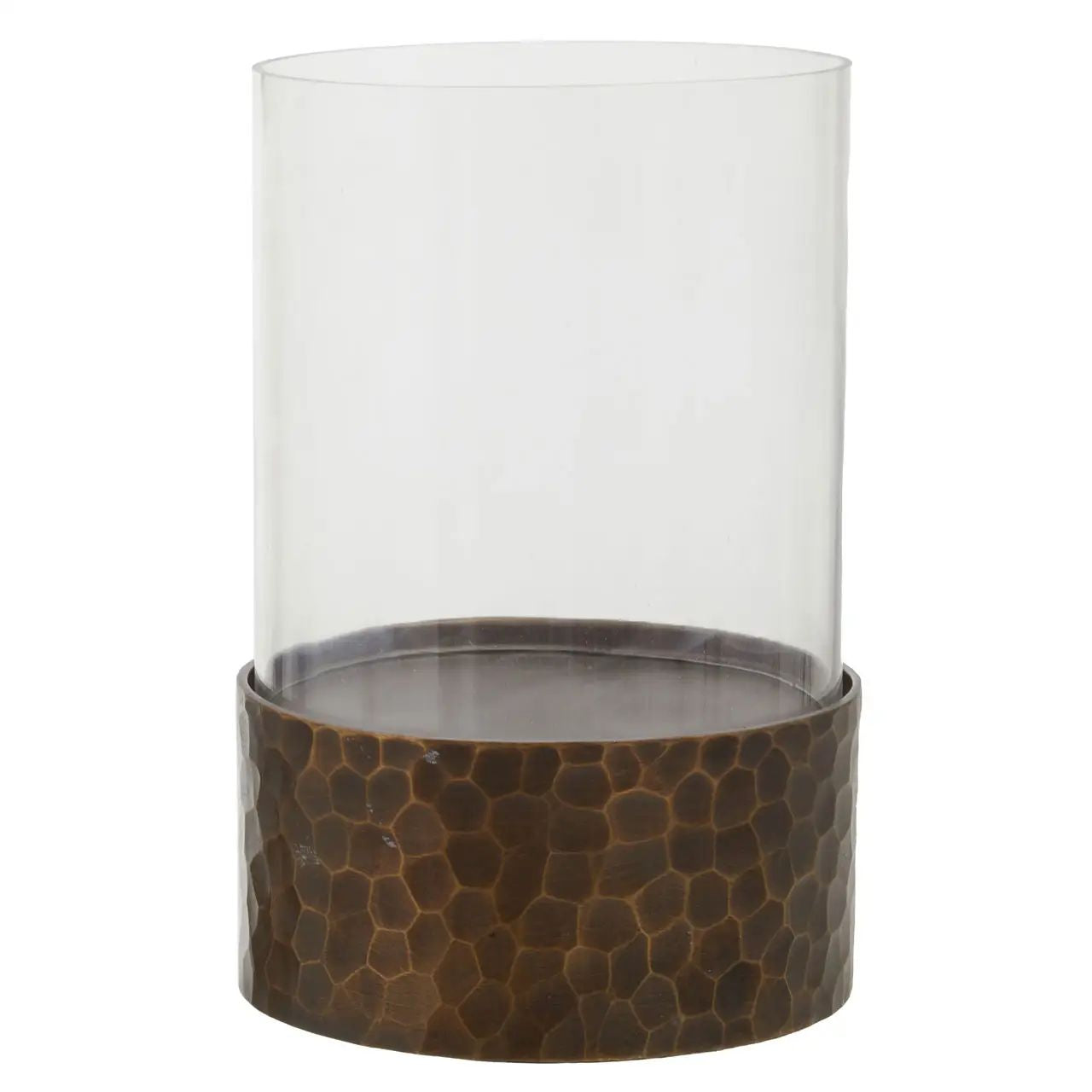 Azola Small Antique Gold Candle Holder