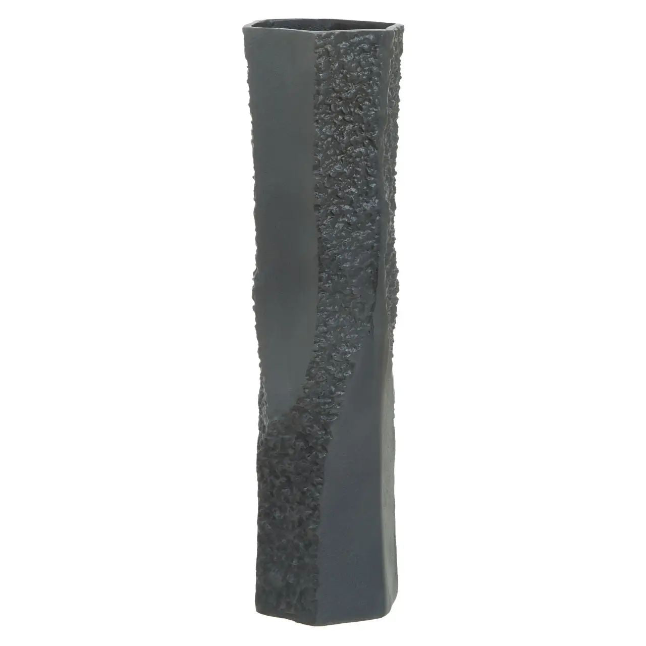 Draven Large Grey Textured Vase