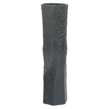 Draven Large Grey Textured Vase