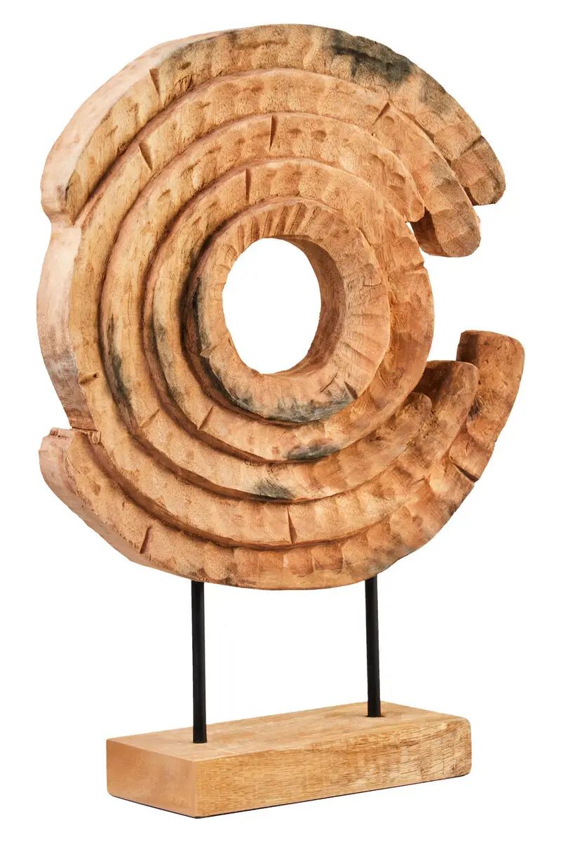 Filo Mango Wood Ring Sculpture