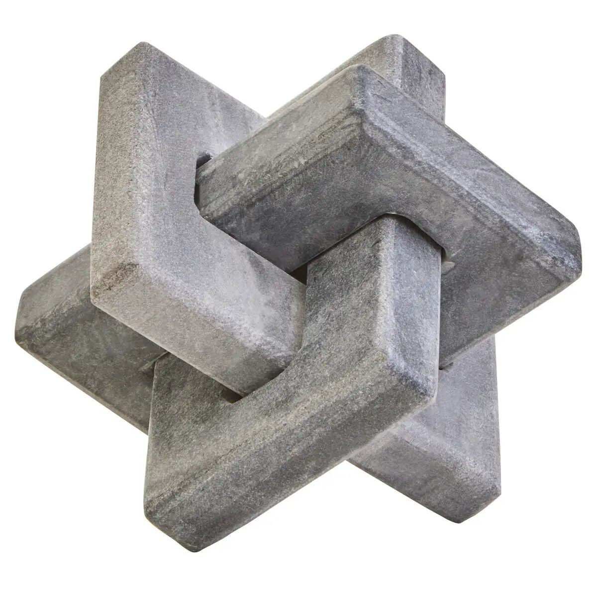 Mason Grey Marble Knot Sculpture