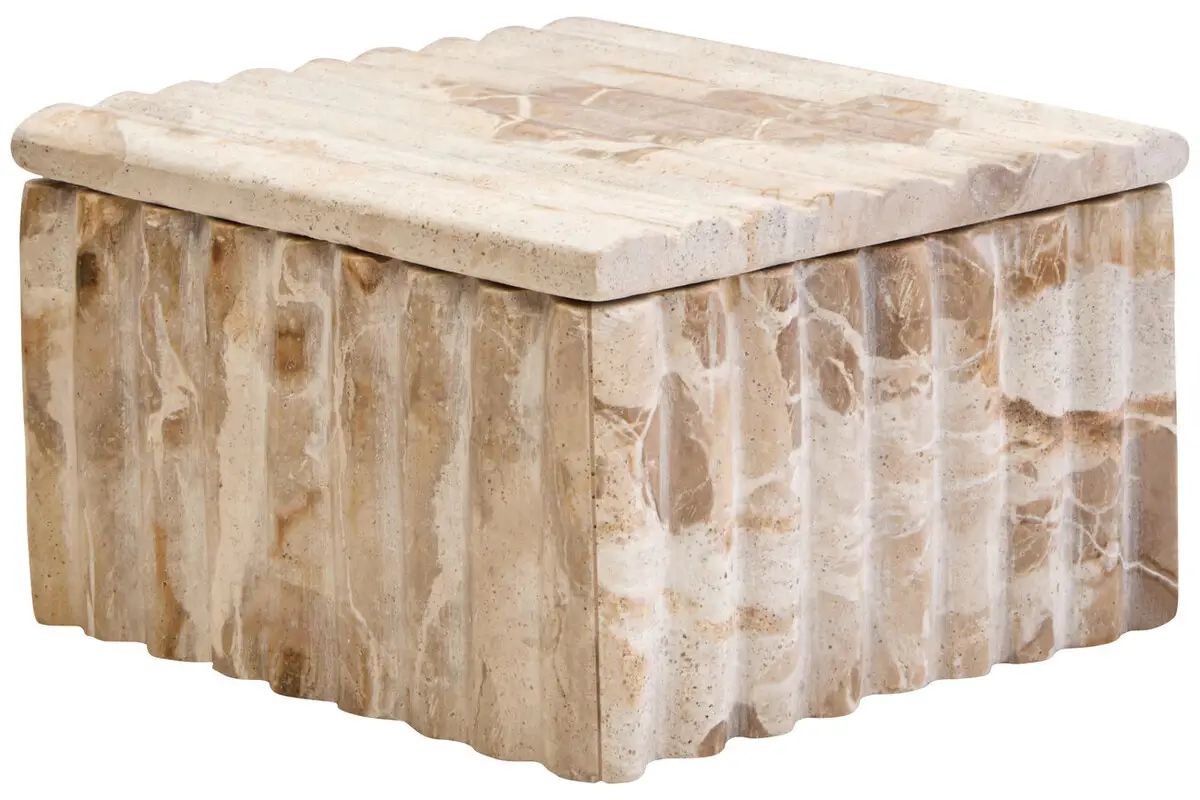 Santoro Square Chocolate Marble Box