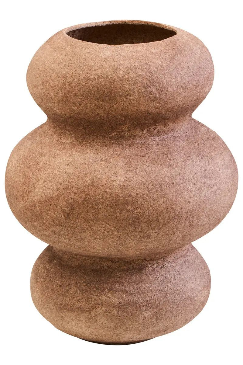 Sarela Cotton Mache & Coco Shell Bubble Vase