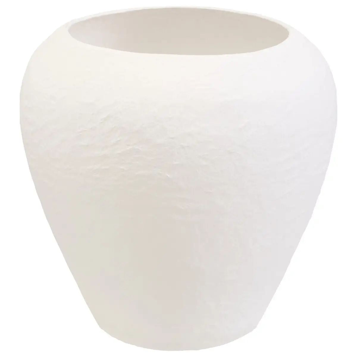 Sarela Cotton Mache Large White Planter