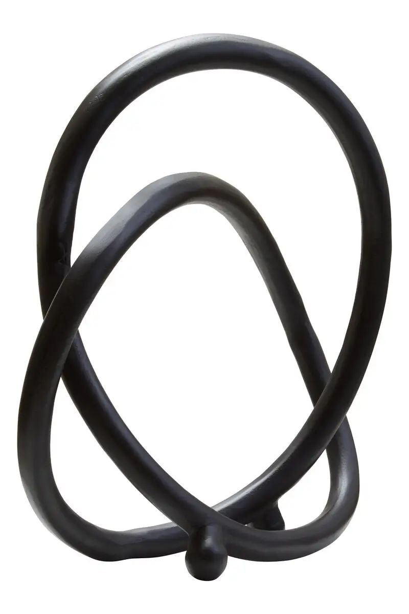 Parno Matte Black Nickel Finish Twist Sculpture