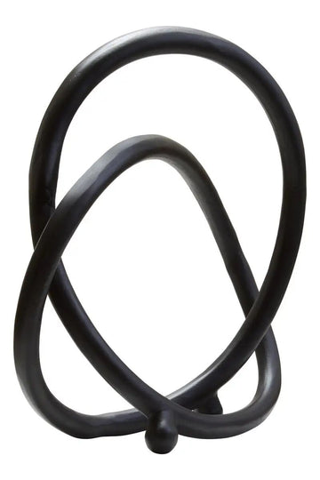 Parno Matte Black Nickel Finish Twist Sculpture