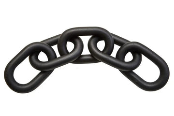 Kairo Black Wood 5 Link Chain Sculpture