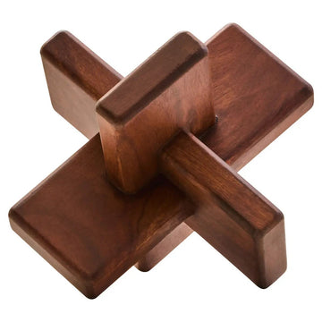 Kairo Brown Wood Sculpture