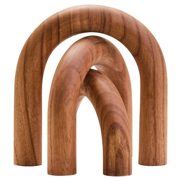 Kairo Natural Wood Arch Sculpture