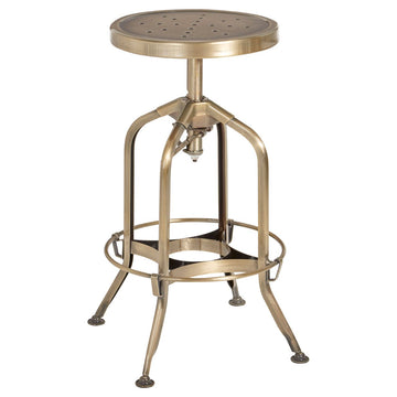 Gator Brass Adjustable Stool