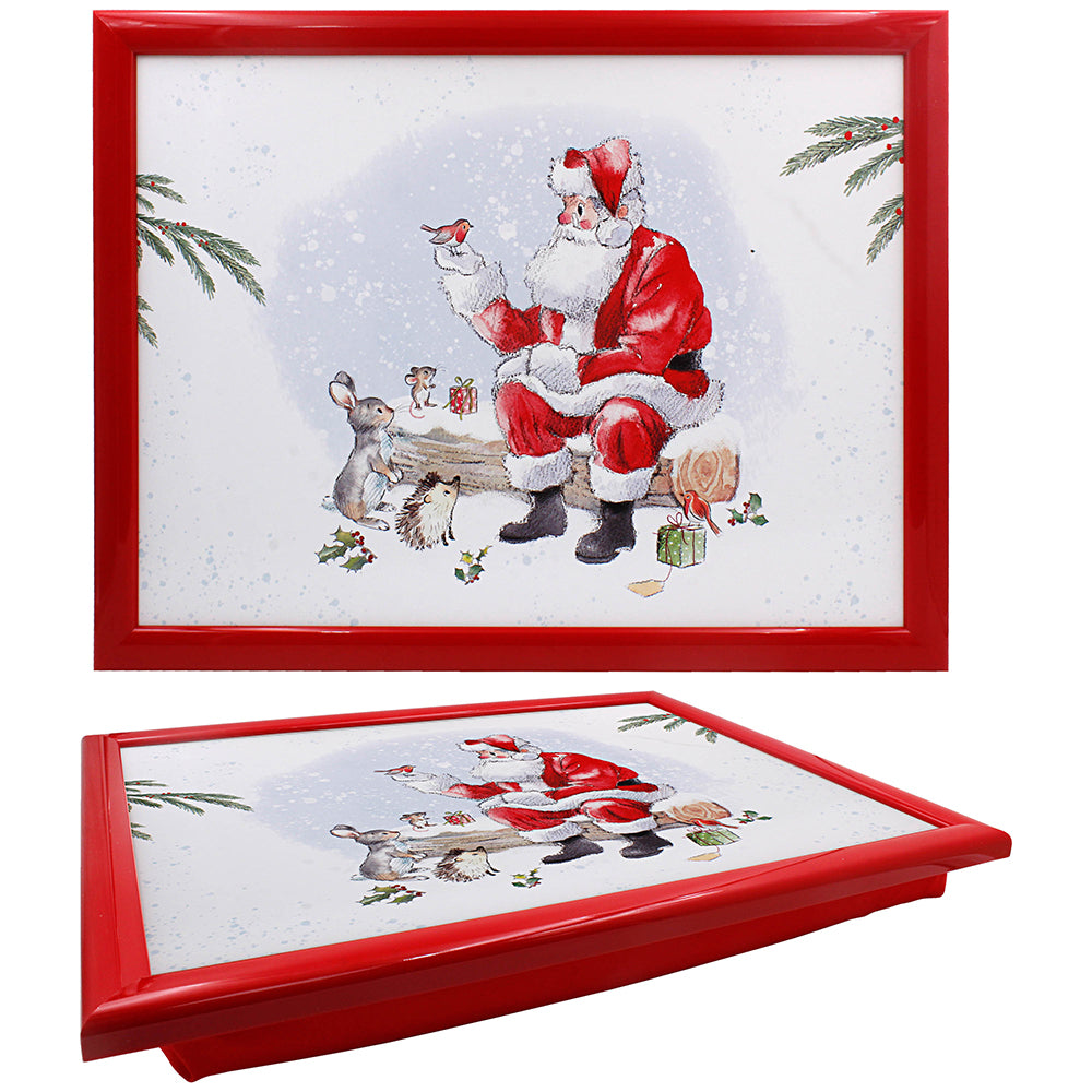 Paper Shed Santa & Animals Padded Lap Tray